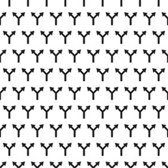 Seamless black and white pattern - minimalist design for fabric, wallpaper and digital backgrounds