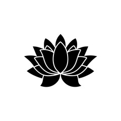 creative details Lotus Blossom Icon vector illustration	