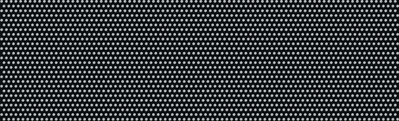 Black perforated background with black holes and glow