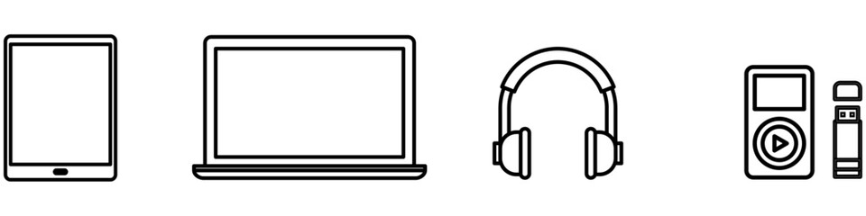 Obraz premium media techique element pack