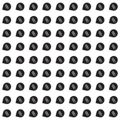 Seamless black and white pattern - minimalist design for fabric, wallpaper and digital backgrounds