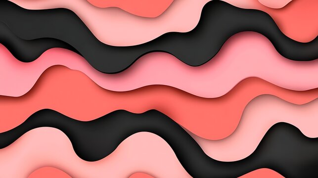 Abstract wavy layers of color (1)