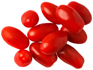 tomatoes isolated on transparent background