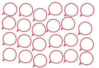 talk, chat, vector, icon, message, sign, set, design, dialog