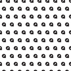 Seamless black and white pattern - minimalist design for fabric, wallpaper and digital backgrounds