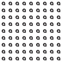 Seamless black and white pattern - minimalist design for fabric, wallpaper and digital backgrounds