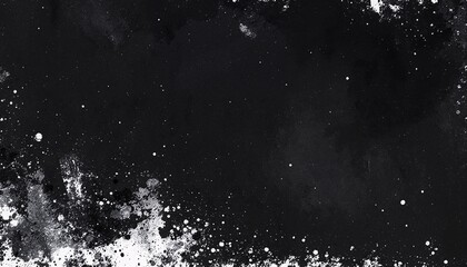 High contrast black and white noise texture featuring dynamic patterns and splashes of contrasting tones