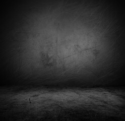 Grey concrete floor and wall