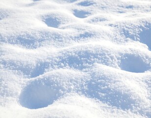 Obraz premium Close-up snowy landscape