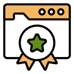 Website icon set. Containing web design, internet, content, SEO, hosting, server, homepage and e-commerce icon. Solid icon collection. Vector Website Interface thin line icons. See Less
