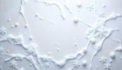 Elegant white textured abstract pattern background perfect for wallpaper, splash screens, winter holiday cards, Christmas designs, or any festive project with ample space for text., realistic. with 