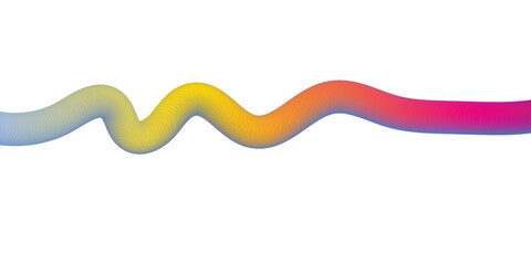 Abstract Background with Color Lines. Graphic Shapes with Gradient. Vector Pattern with Curve  Waves Graphic. Dynamic Squiggles, Swirls and Spiral Ribbons