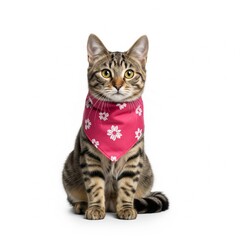 Obraz premium british kitten on white background