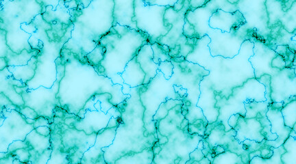 Aqua Teal Marble Texture Elegant Swirls and Veins Background for tiles print pattern, and Wallpaper Use