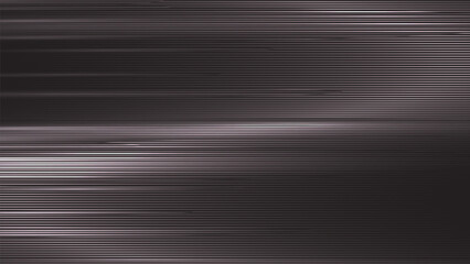 Grayscale abstract lines design on gradient background. Futuristic background for landing page. Holographic gradient stripes. Shiny lines texture. Vector illustration.
