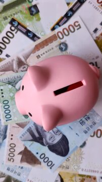 Paper money, South Korean banknotes as a financial business background. Cash, investment, banking