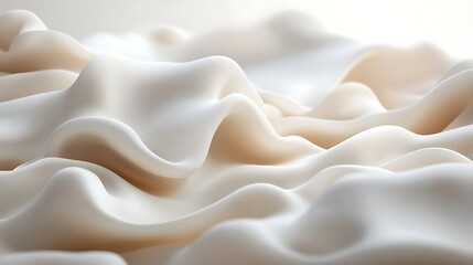 Obraz premium Abstract creamy waves (2)