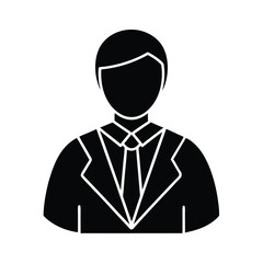 Lawyer Icon Vector Flat and Clean Look Isolated.eps