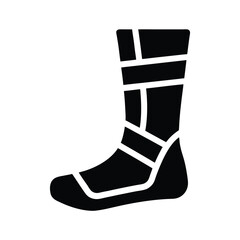 Leg Brace Icon Vector Flat and Clean Look Isolated.eps