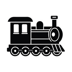 Locomotive Icon Vector Flat and Clean Look Isola.eps