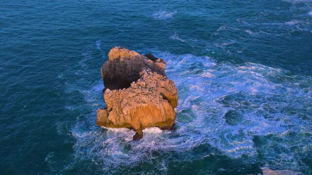 Sunset lights in the Urro del Manzano area of ​​the Dunes of Liencres Natural Park. Liencres, Pi&eacute;lagos Municipality, Costa Quebrada Geopark, Cantabrian Sea, Cantabria, Spain, Europe