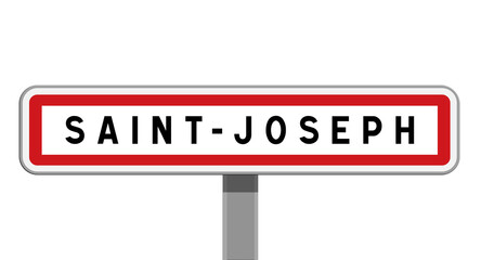 Panneau d'entr&eacute;e Saint-Joseph, La R&eacute;union, La R&eacute;union