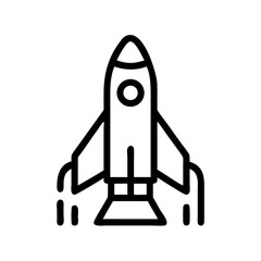 Motivation Vector of personal growth, goal setting, perseverance, achievement, rocket launching, teamwork, passion, thumbs up thin linear illustration.