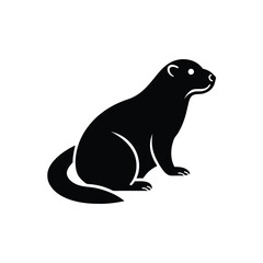Marmot Icon Vector Flat And Clean Look