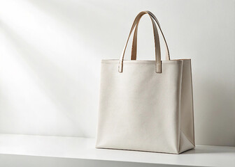 Plain bag mockup material