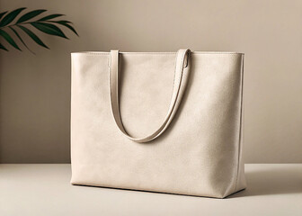 Plain bag mockup material