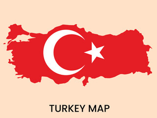 Obraz premium Map of Turkey, Turkey Map Vector Illustration. Turkey