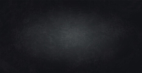 Realistic black wall texture, abstract background - Vector illustration