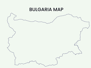 Map of Bulgaria, Bulgaria Map Vector Illustration.