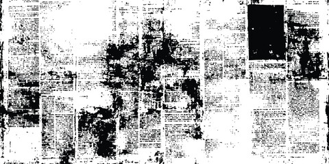  Vector newspaper paper grunge vintage old aged texture. Vintage grunge newspaper collage background. 