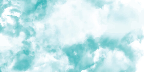 Abstract background of colorful liquid liner. Serene light blue and white color gradient background, evoking tranquility and peace.Texture design Panoramic grunge texture pattern.