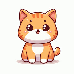 cute orange cat