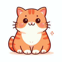 cute orange cat