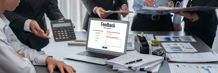 Customer feedback and review analysis by brisk computer software for corporate business