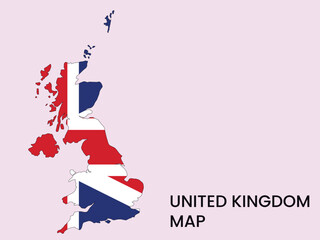 Obraz premium Map of UNITED KINGDOM, UNITED KINGDOM Map Vector Illustration. UK
