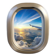view from airplane window