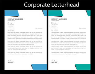 modern business letterhead in abstract design.Letterhead template in Abstract style design.business corporate letterhead design template.business corporate letterhead design template.