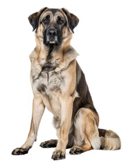 Obraz premium Cute big domestic mammals: Bernese Mountain Dog, German Shepherd, and mixed-breed puppies