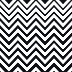 Seamless pattern with geometric zigzag lines. Repeating minimalistic texture. Abstract monochrome