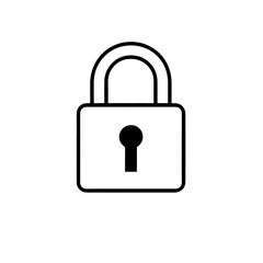 Padlock icon transparent background PNG 