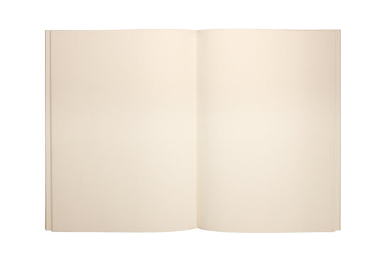 blank open book
