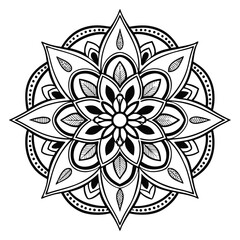 Ornate geometric mandala artwork for meditation and decor 