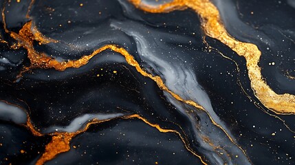 Marble texture gold black high resolution hd image