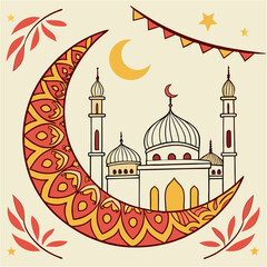 Eid Mubarak Background And Wish 2025 Image.