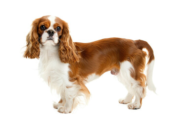 Adorable purebred Cavalier King Charles Spaniel and English Cocker Spaniel puppies