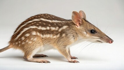 Fototapeta premium Eastern Barred Bandicoot on studio background
